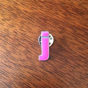 Letter J Pin